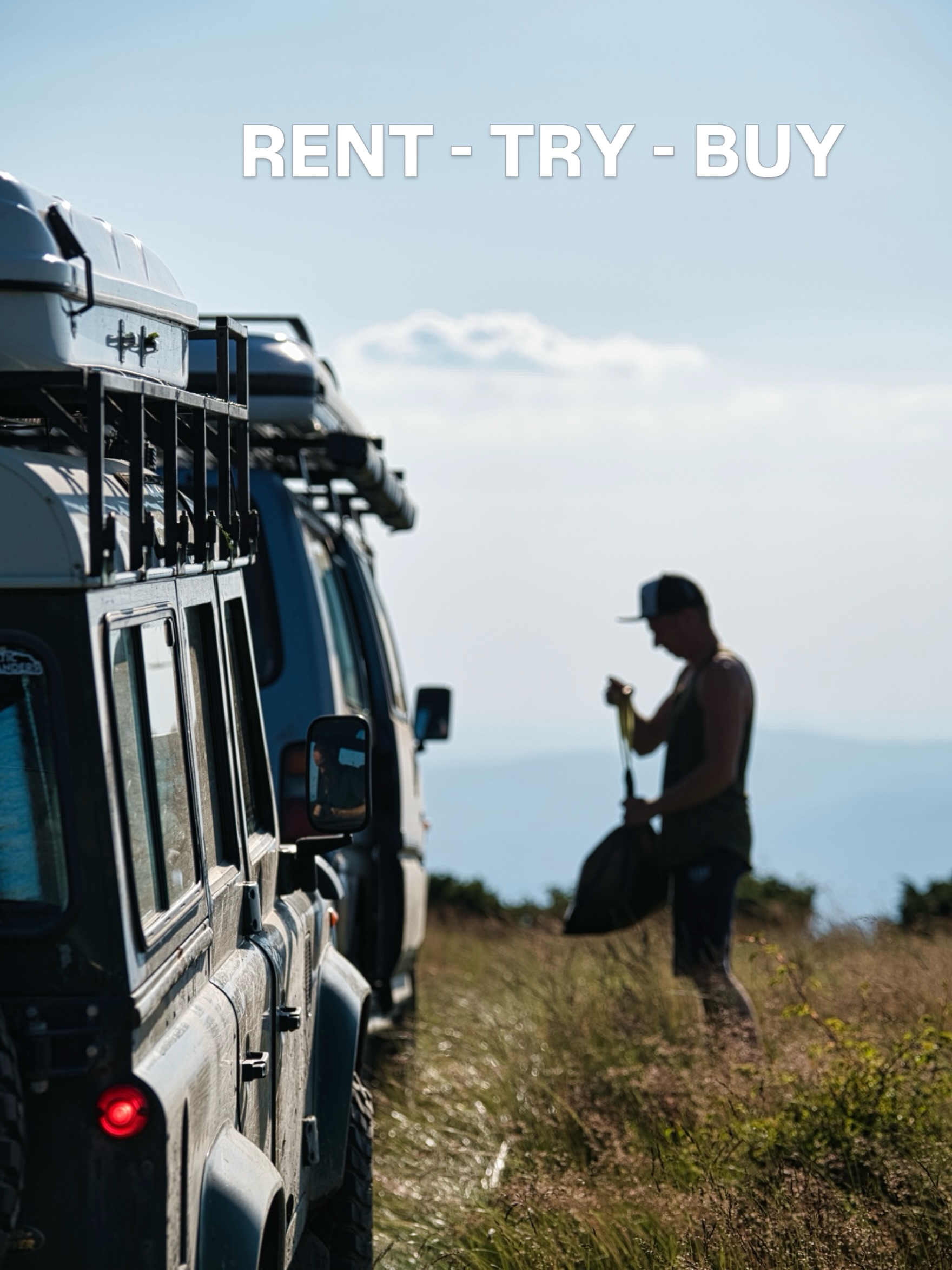 RENT TRY BUY
Jums ir iespēja iznomāt @jamesbaroudofficial jumta telti saviem vasara piedzīvojumiem pie mums. Ja pēc ceļojuma uz jumta nolemsiet iegādāties juma telti, 1 nedēļas nomu mīnusosim no jumta telts cenas.

Rezervē telti savai vasarai 👉🏼 balticoverlanders.eu sadaļā “Noma”!

#jamesbaroud #celotuzjumta #balticoverlanders